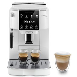 Кафеавтомат Delonghi Magnifica Start ECAM 220.20.W, 1450 W, 1.8 л, 15 bar, Ръчна система за разпенване на мляко, Бял