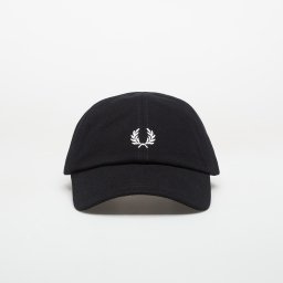 Шапка FRED PERRY Pique Classic Cap Black/ Snowwhite Universal