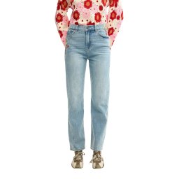 Дамски дънки Desigual с флорален мотив