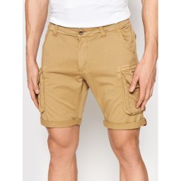 Alpha Industries Шорти от плат Crew 176203 Бежов Regular Fit