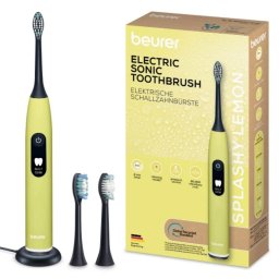Beurer SC 50 splashy lemon Electric Sonic Toothbrush, up to 80,000 mov/min,