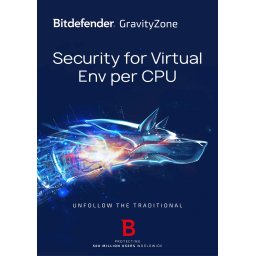 Bitdefender GravityZone Security for Virtual Env per CPU 1 Година 1 - 9 Потребител(и)