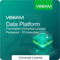 Veeam Data Platform Foundation Universal License Perpetual - 10 Instanzen Корпоративен