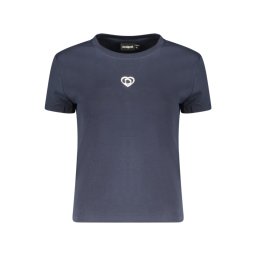 Тениска с къс ръкав Desigual в синьо