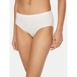 Triumph Комплект класически бикини с висока талия Sense Of Cotton 10225046 Бял