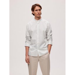 Selected Homme Риза 16088354 Бял Regular Fit