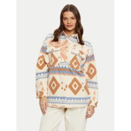 Roxy Преходно яке Morning Crush ERJPF03179 Бежов Relaxed Fit