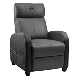 Геймърско кресло Cougar Gaming Ranger Elite Jet Gray, до 135kg, дишаща материя, сив