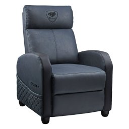 Геймърско кресло Cougar Gaming Ranger Elite Navy Blue, до 135kg, дишаща материя, черно-син