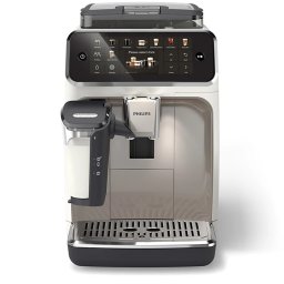 Кафеавтомат Philips EP5543/90 серия 5500, 15 бара, LatteGO, 20 вида напитки, Сензорен екран, SilentBrew, Керамична мелачка, QuickStart, Бял