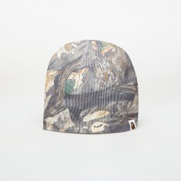 Шапка A BATHING APE Tree Edge Camo Knit Cap Brown Universal