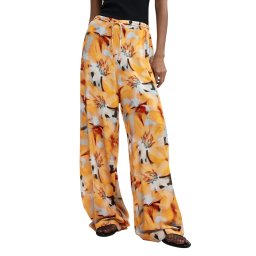 Дамски панталон Desigual с флорален мотив