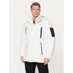 BOSS Пухено яке J_Havoc 50515105 Бял Regular Fit
