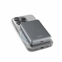 Външна батерия /power bank/ SBS 81536, 10 000mAh, безжично зареждане MagSafe, 1x USB-C