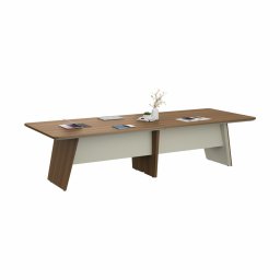 Заседателна маса RFG Elmaz (DG15-C0132), 3200 x 1200 x 760 mm, ПДЧ плот, меламиново покритие, дъб