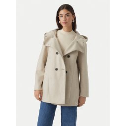 Vero Moda Преходно палто Fortuneshila 10291044 Бежов Regular Fit
