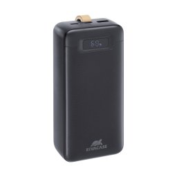 Външна батерия /power bank/ Rivacase VA1083, 30 000mAh, черна, 65W, QC 3.0, 1x USB-A(ж), 2x USB-C(ж)