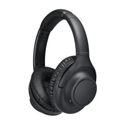 Слушалки Audio-Technica ATH-S300BT, безжични, Bluetooth, MEMS микрофон, 40mm говорители, шумопотискащи, до 90 часа време на работа, черни