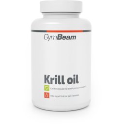 GymBeam Krill Oil подобряване на нормалната функция на кръвоносната система 78 гр.