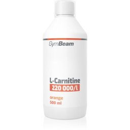 GymBeam L-Carnitine 220 000 mg/l хранителна добавка за спортисти вкус Orange 500 мл.