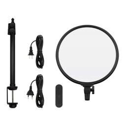 LED стрийминг лампа Streamplify Glow light 14, за плот, 40W, 2500lm, регулируема (3000-6000K), черна