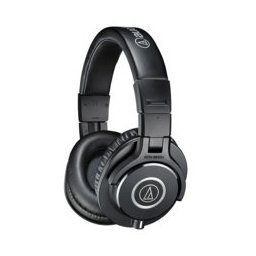 Слушалки Audio-Technica ATH-M40x, за професионален мониторинг, 40мм говорители, 15-24kHz, 98 dB, сваляем кабел, сгъваеми, черни