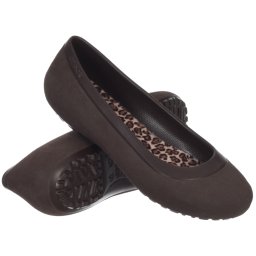 Дамски балеринки Crocs с леопардов принт