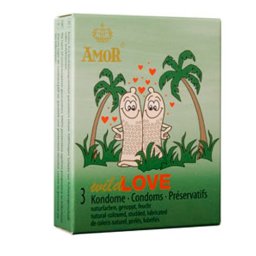 Презервативи "AMOR WILD LOVE" 3 бр.