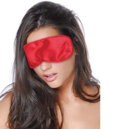 Сатенена маска за очи с ластик "EYE MEYE RED" Унисекс