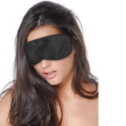 Сатенена маска за очи с ластик "EYE MEYE BLACK" Унисекс