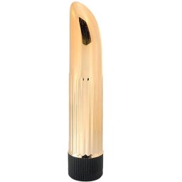 Мини дискретен вибратор "LADY FINGER" 12 см. цв. Златист