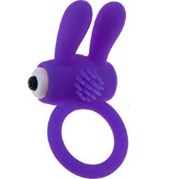 Вибриращ пръстен със сменяеми батерии "TOTO PURPLE"