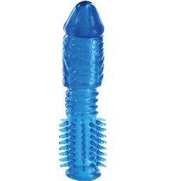 Пенис удебелител "BEST SLEEVE BLUE" 14 см.