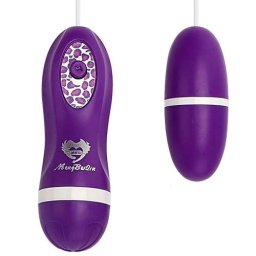 Вибриращо яйце с кабел "BAUMAN PURPLE" 6 см