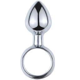 Метално мини дилдо Butt Plug "TEARS" 5 см - размер S