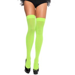 Секси неонови чорапи "LA OPAQUE NEON GREEN"