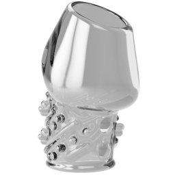 Пенис накрайник за сексуална стимулация "MATIAS CLEAR" 6.5 см