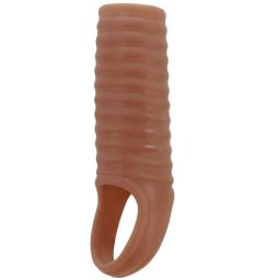 Пенис удебелител с пристегач "PASSION FLESH" 11 см