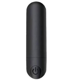 Вибриращ булет с презареждаща се батерия "VIBE X BLACK" 8 см