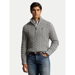 Polo Ralph Lauren Пуловер 710810841002 Сив Regular Fit
