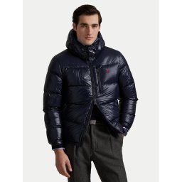 Polo Ralph Lauren Пухено яке 710968281002 Тъмносин Regular Fit