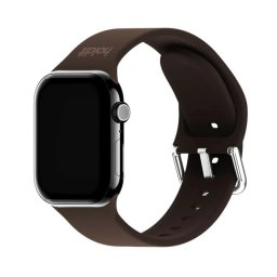 Каишка за часовник Holdit за Apple watch 38/40/41/42( 10/11 series) 145-195mm, Silicone , Кафява