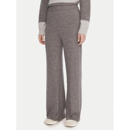 United Colors Of Benetton Плетени панталони 102HDF00Z Сив Wide Leg