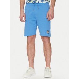 Blend Спортни шорти 20718064 Син Regular Fit