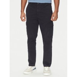 BOSS Текстилни панталони Sisla-8 50530599 Тъмносин Regular Fit