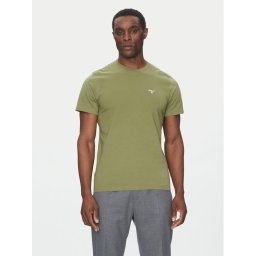 Barbour Тишърт Essential Sports MTS0331OL39 Зелен Tailored Fit