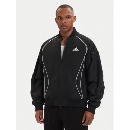 adidas Яке бомбър adicolor Teamgeist KC8358 Черен Loose Fit