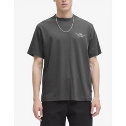 JACK&JONES Branding Ss Crew Tee Grey