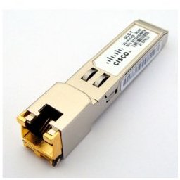 SFP модул Cisco GLC-TE=, 1x Ethernet 1000Base-T(RJ-45), 1 Gbps, за Cat5, single-mode