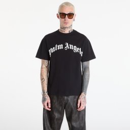 Тениска Palm Angels Curved Logo Regular Tee UNISEX Black/ Off White M